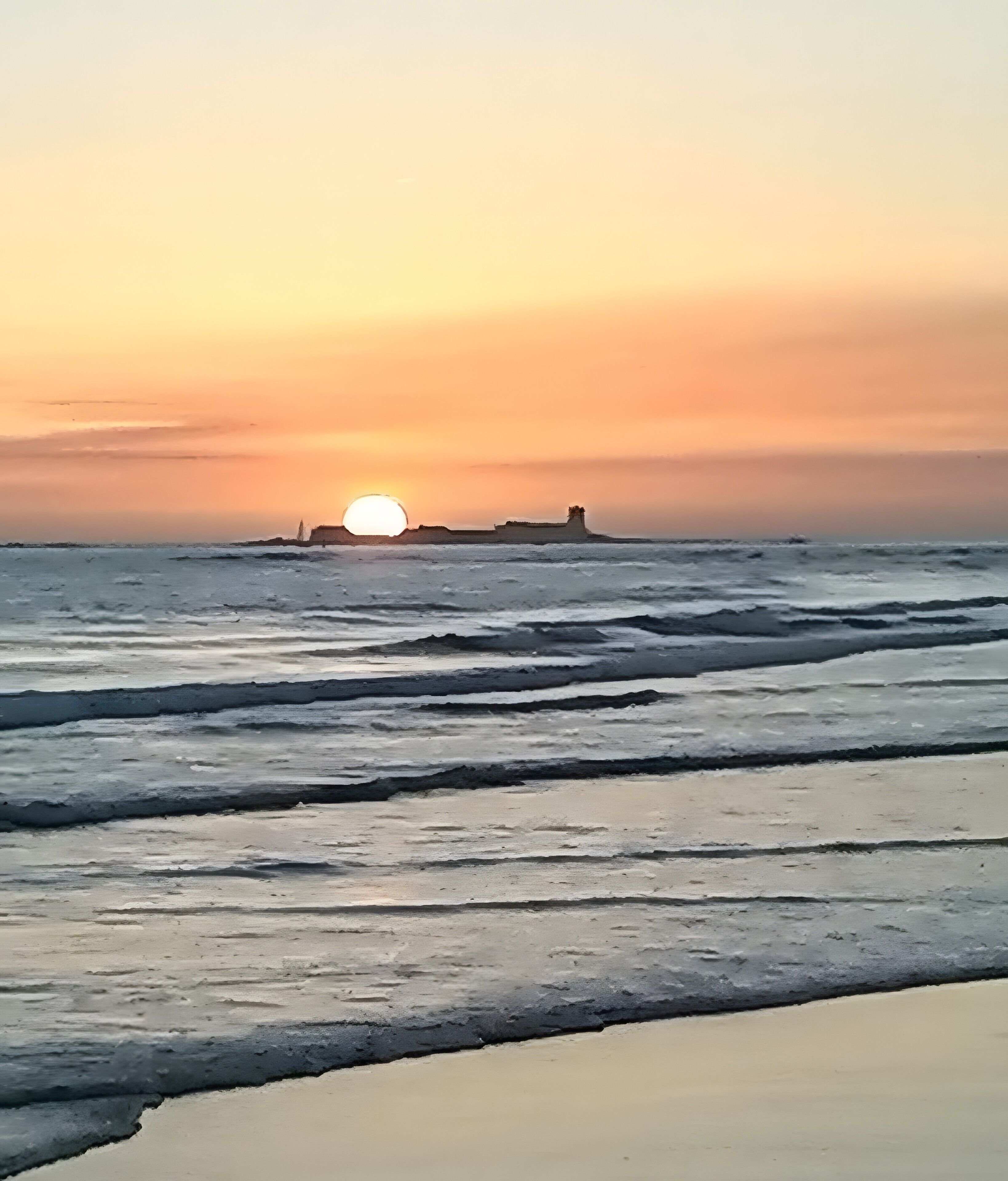 Vlak bij het strand