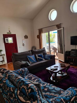 Living area - Excellent villa with garden, excellent private pool for exclusive use, parking (algoz)