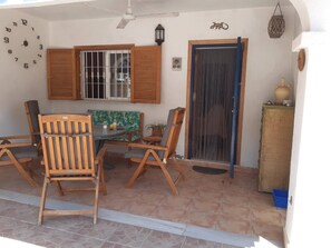 Chalet, 3 Bedrooms, Smoking, Balcony | Outdoor dining - Semi-detached Villa in Private Residential With Pool (Pilar de la Horadada)