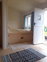 Ferienhütte, 1 Schlafzimmer, Balkon, Gartenblick