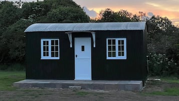 Hytte, 1 soverom, balkong, hageutsikt | Eksteriør