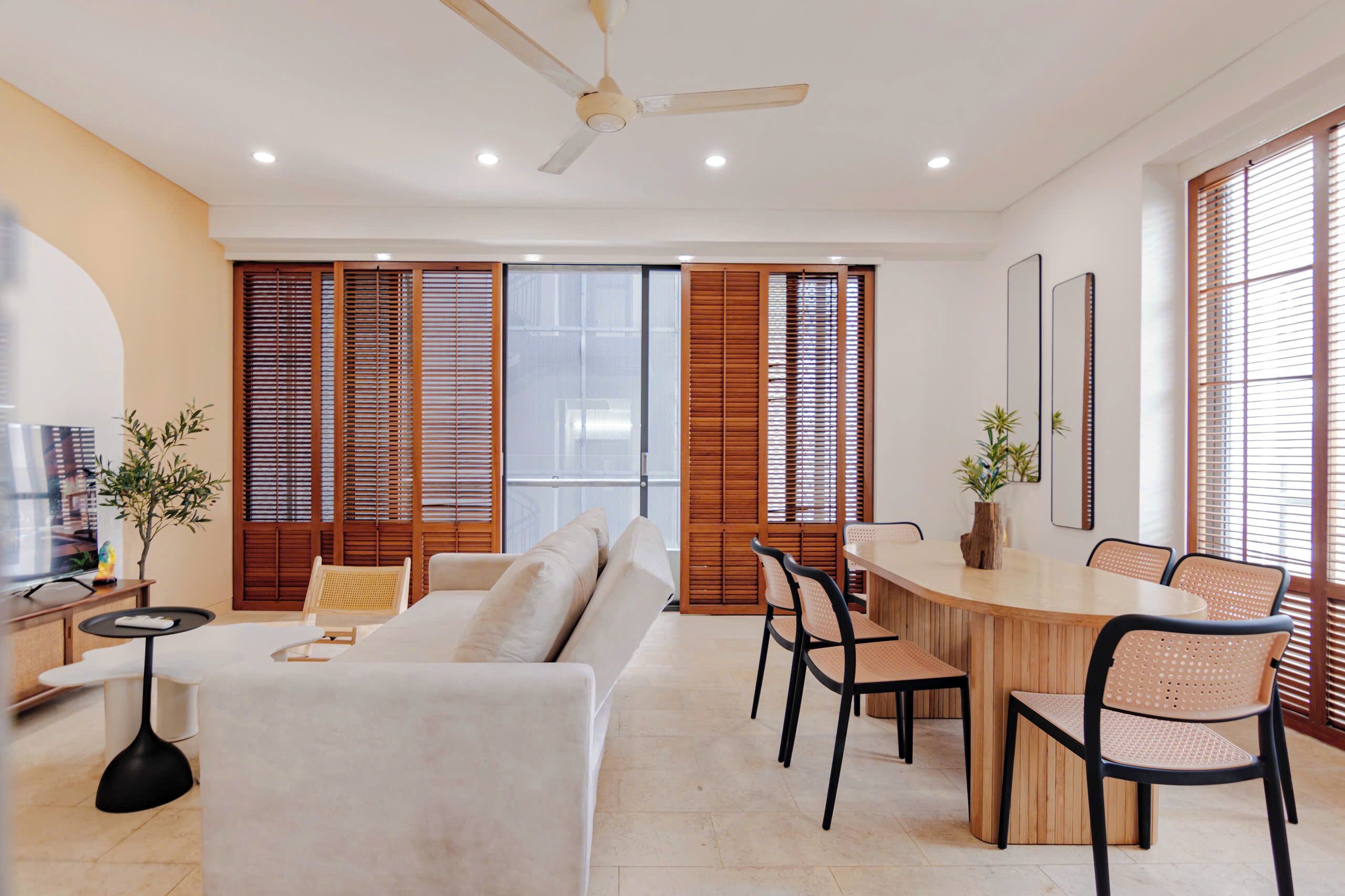 2 Bedroom Apartment Double & Twin Beds with City View | Oleskelualue