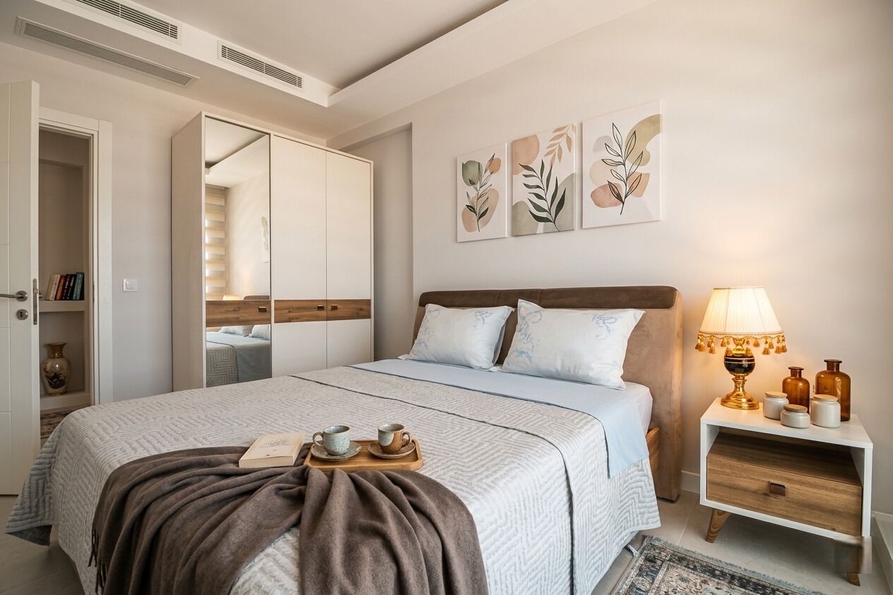 奢華公寓, 陽台, 海景 | 義大利 Frette 床單、高級寢具、羽絨被、Tempur-Pedic 床墊