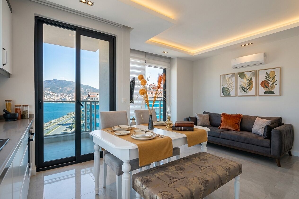 Luxury Apartment, Balcony, Sea View | Interior