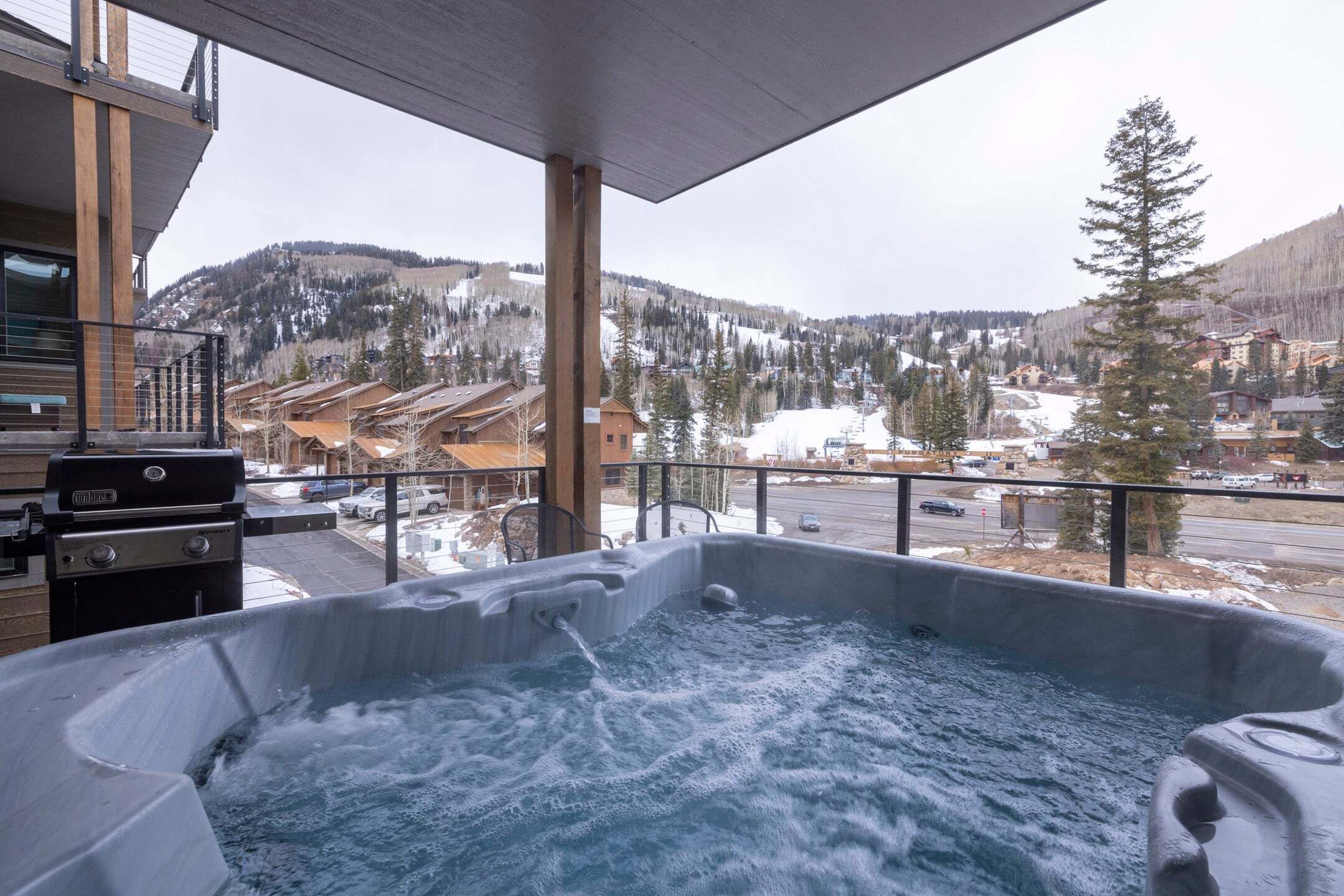 Bain à remous extérieur