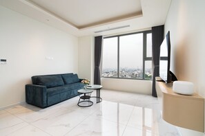Apartamento, 2 quartos, vista para a cidade (2 Bedroom Apartment With City View) | Área de estar