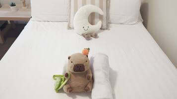 Iron/ironing board, WiFi, bed sheets