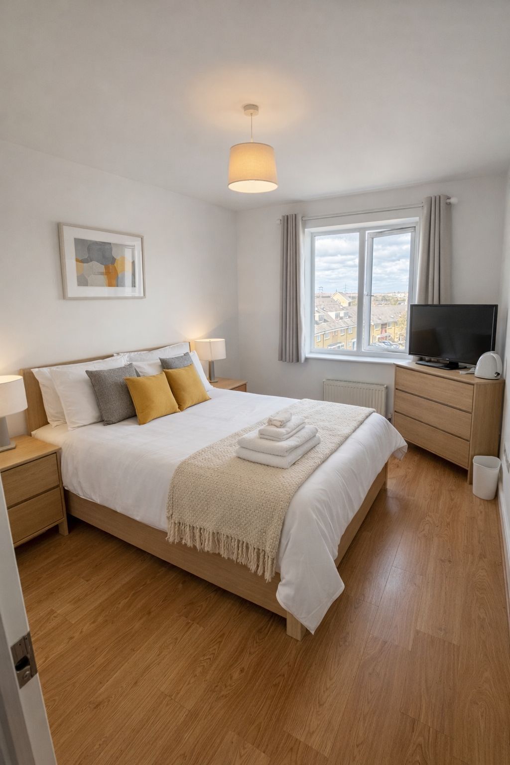 Iron/ironing board, WiFi, bed sheets