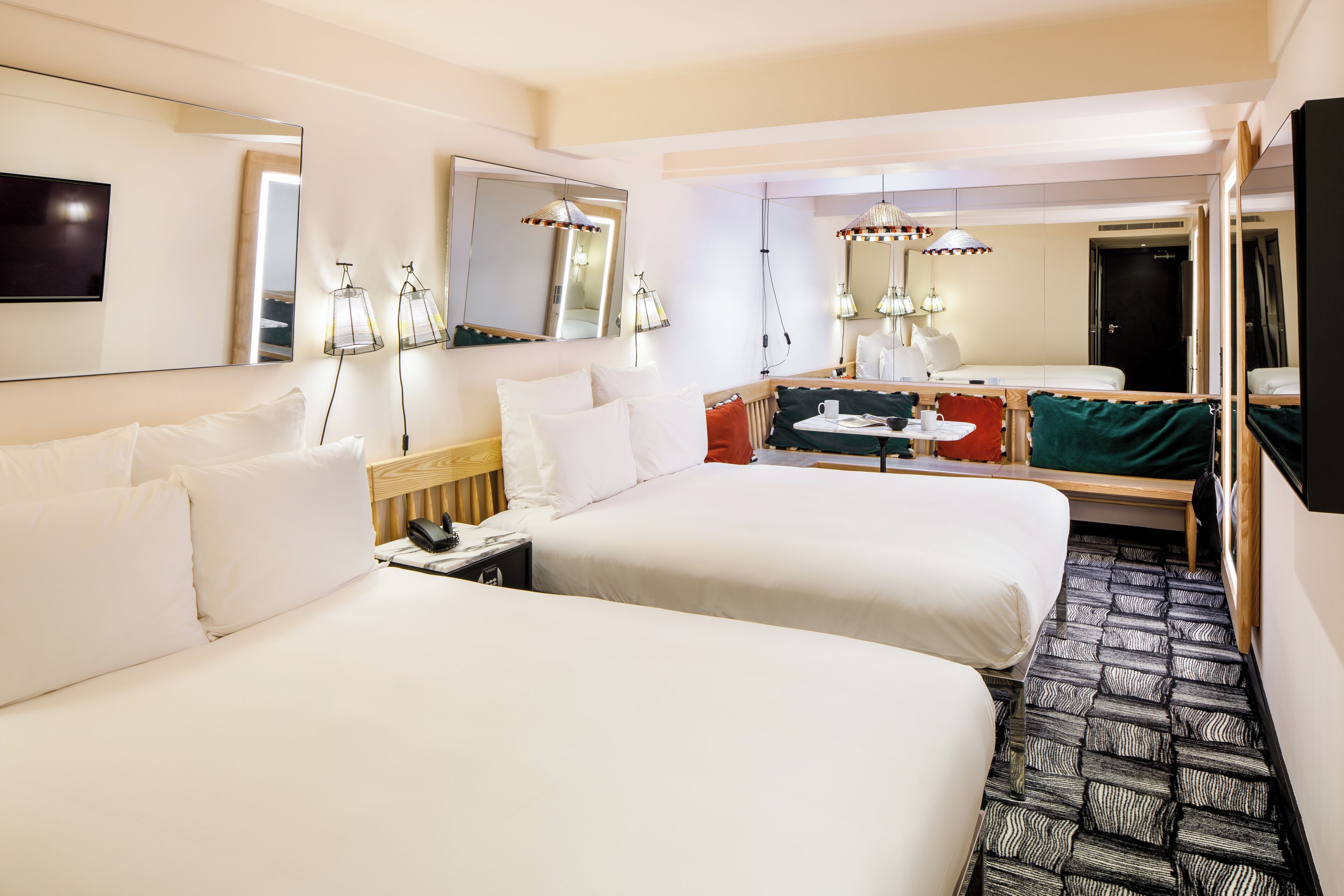 Quadruple Room | In-room safe, desk, laptop workspace, blackout drapes
