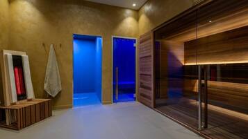 Sauna, Massageanwendungen