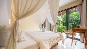 Vila Mewah, 2 kamar tidur, kolam renang pribadi | Seprai katun Mesir, seprai premium, dan brankas