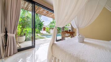 Luxury Villa, 2 Bedrooms, Private Pool | Egyptian cotton sheets, premium bedding, in-room safe