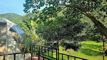 Cabin, 1 Bedroom, Balcony, Garden View | Property grounds