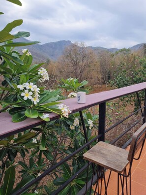 Kabin, 1 kamar tidur, balkon, pemandangan kebun | Halaman properti