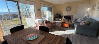 NEW! 1-bedroom condo on the Crystal River at the Homestead w/Lake MI access