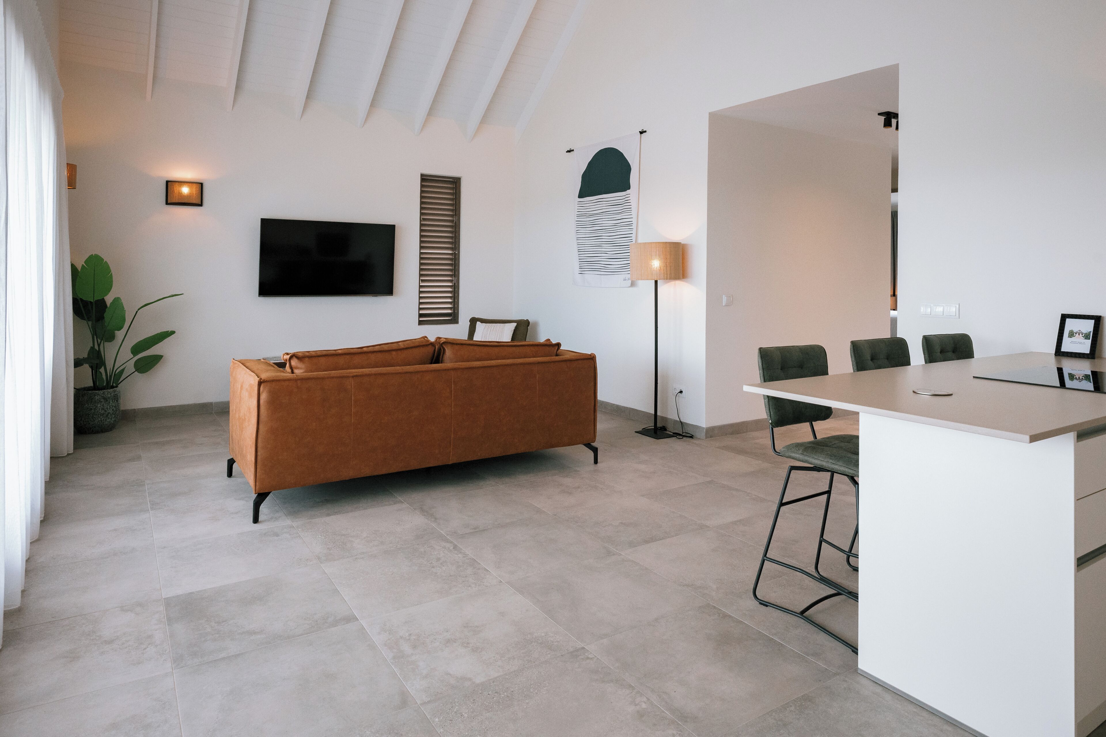 Deluxe villa, privézwembad | Interieur