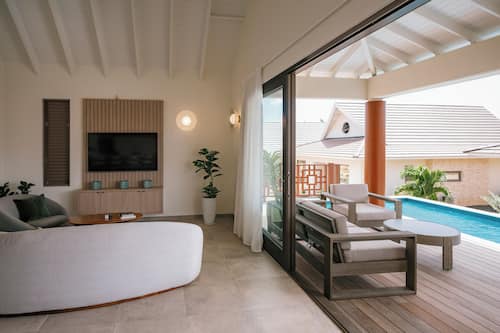 Villa, 4 camere da letto, piscina privata | Area soggiorno