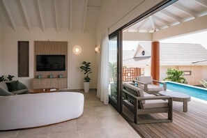 Villa - 4 sovrum - privat pool | Vardagsrum