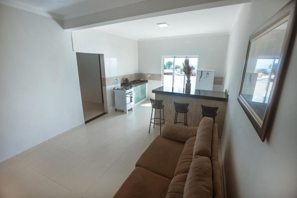 Apartamento conforto, varanda coberta, vista para a montanha | Parte interna