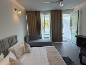 Executive Room, Balcony, Hill View | Soundproofing, iron/ironing board, free WiFi - Divyam Resorts (Rishikesh)