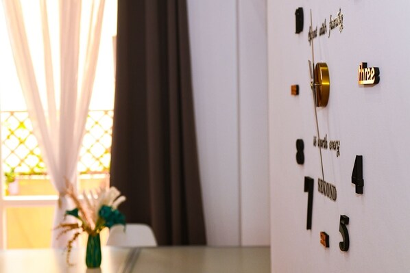 A room with a door marked with 'first,' 'second,' and 'third' indicating room numbers.