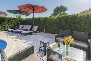 Standard House, 4 Bedrooms, Microwave (Villa Stella With Pool And Sauna) | Teres/patio