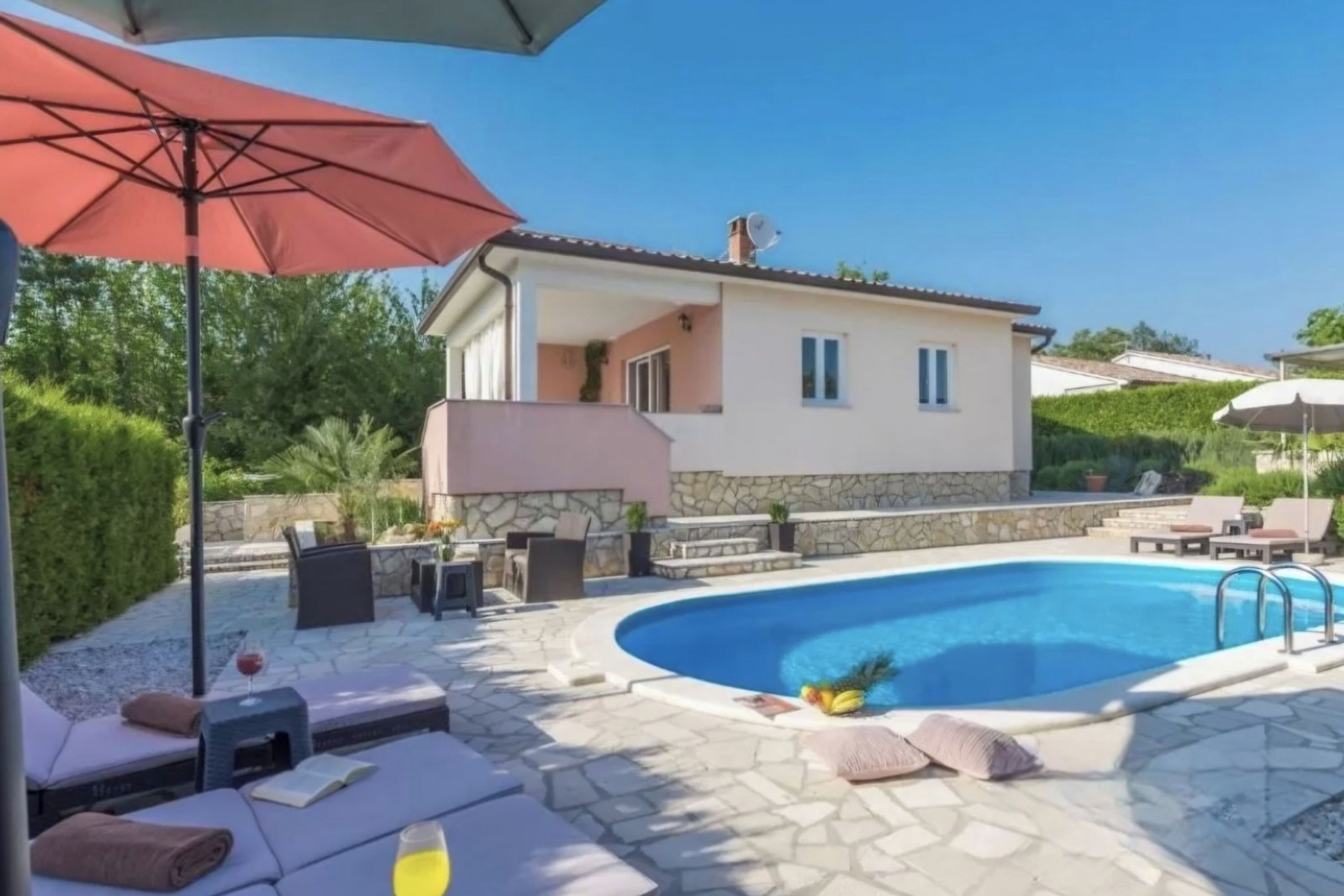 Standard-Haus, Mehrere Schlafzimmer (Villa Stella With Pool And Sauna) | Pool | Außenpool (je nach Saison geöffnet)