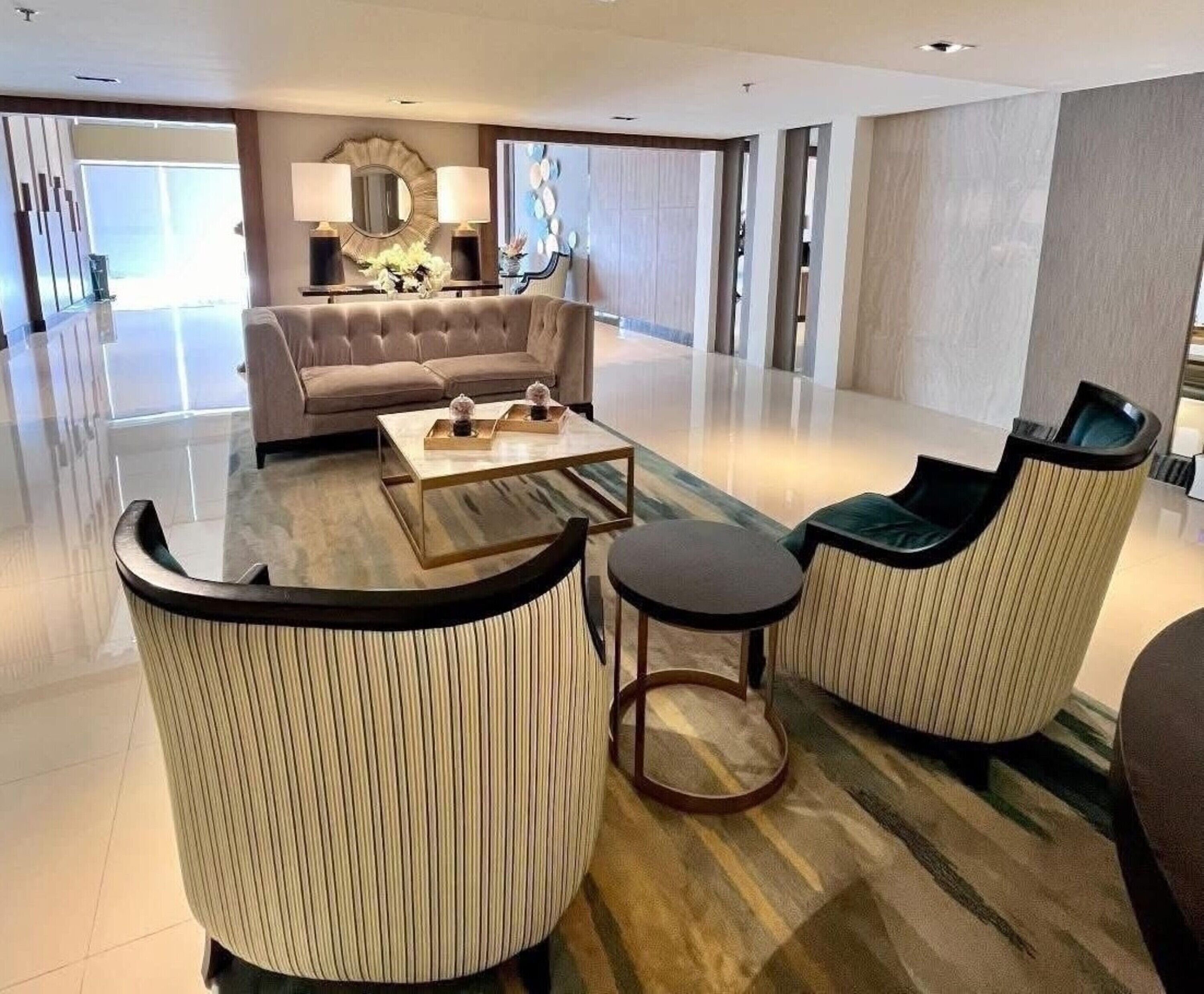 Lobby sitting area