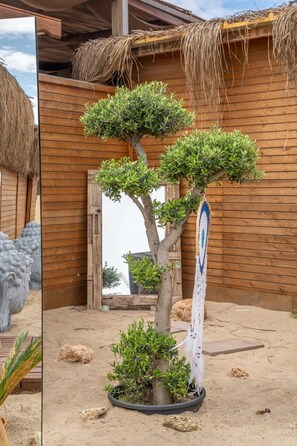 Private beach, white sand, beach bar - one lıfe stone (Ayvalık)
