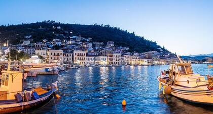 Limani Blue, Escape Steps Away from Gytheio Harbor
