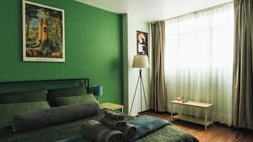 Apartamento Grand, balcón | Cortinas opacas, tabla de planchar con plancha, wifi gratis