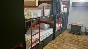 Standard Shared Dormitory, Patio, City View | Iron/ironing board, free WiFi