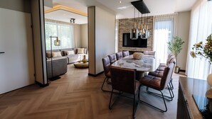Dining - Luxury 10-person villa in Waarland with 5 bedrooms, private indoor pool, hot tub, and plenty of peace, space, and comfort. (Waarland)
