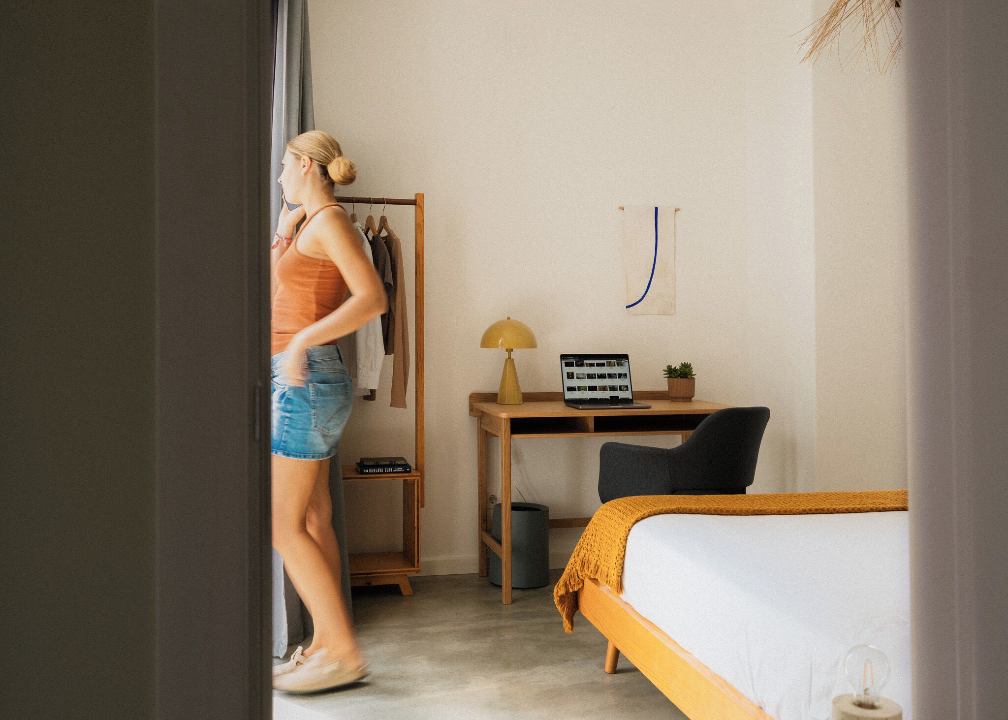 Chambre Double, balcon | Wi-Fi gratuit, draps fournis