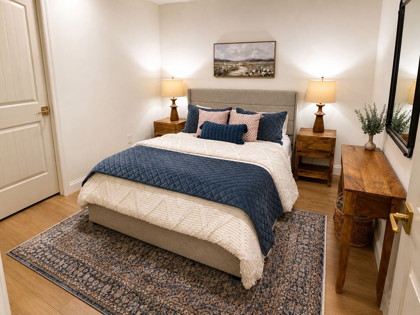 2 bedrooms, in-room safe, iron/ironing board, travel cot