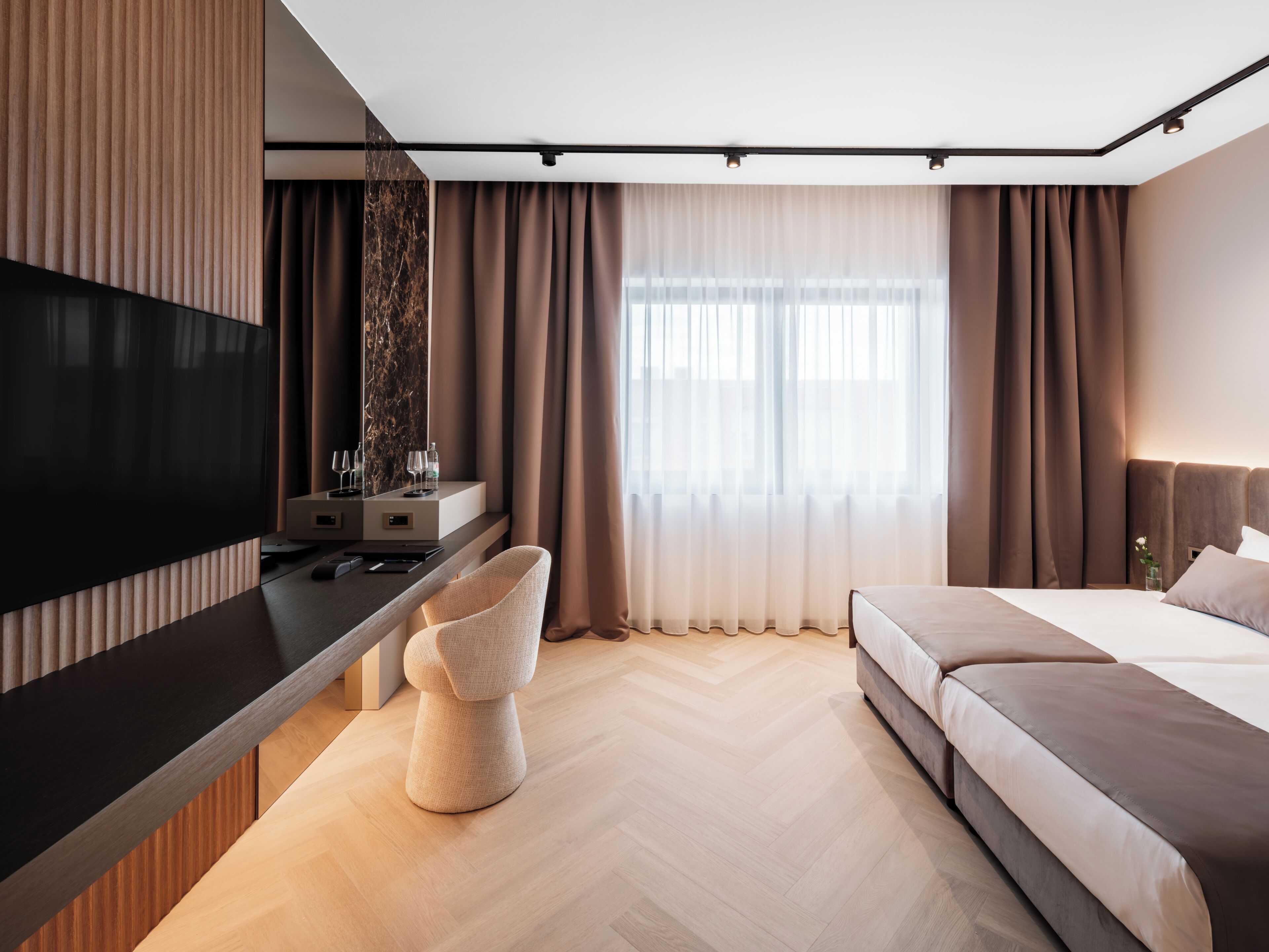 Superior Double Room - City View | Minibar, in-room safe, desk, laptop workspace