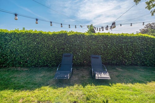Apartment „Land Leben 1" mit Gemeinschaftsterrasse, privatem Garten und WLAN