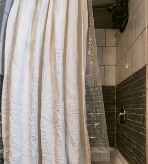 Hair dryer, towels