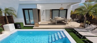 La Casa del Sol de Kirsten heated private pool, jacuzzi in Vistabella Golf