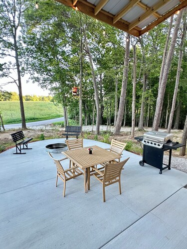 The Trolley Stop Getaway near Patoka Lake and French Lick
