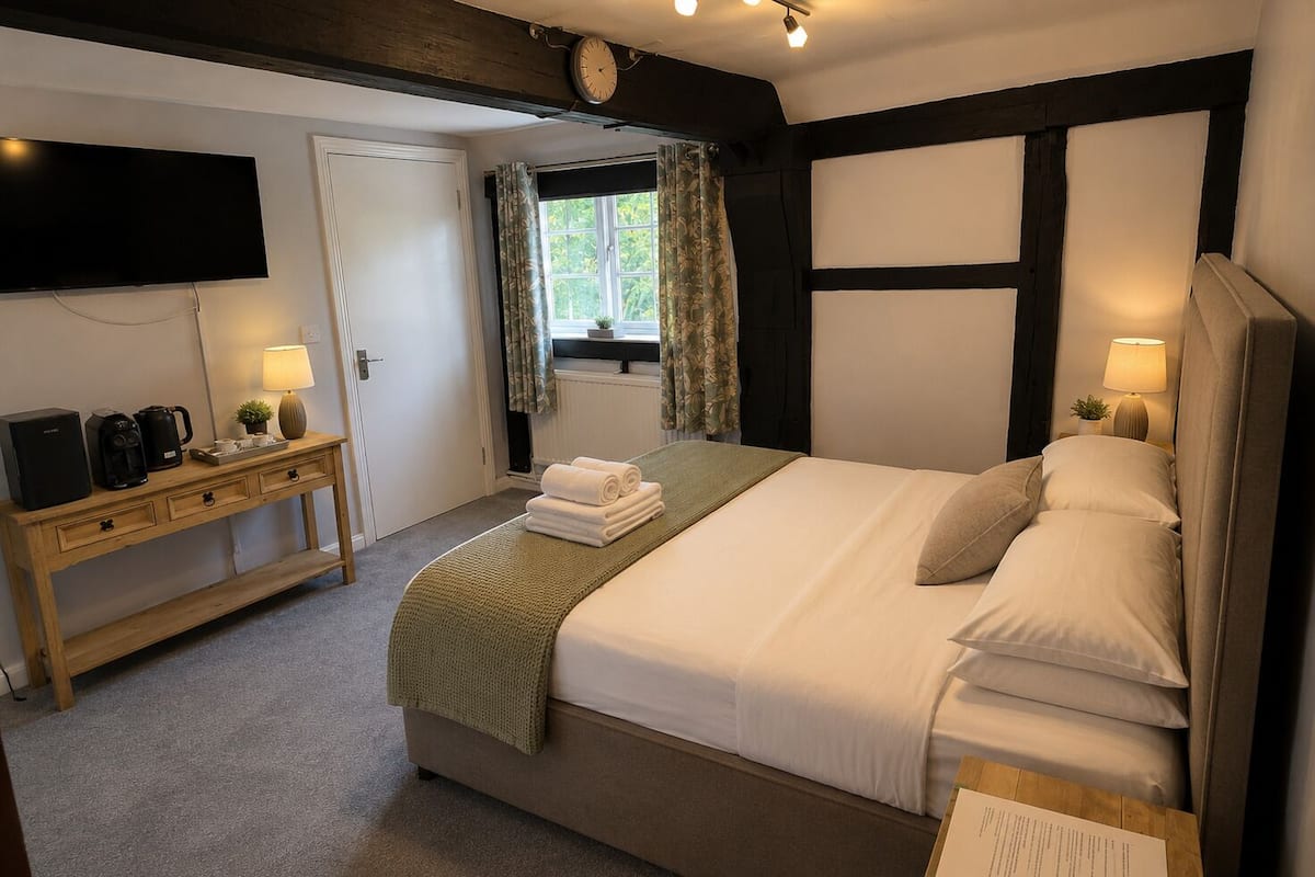 Basic Double Room, Ensuite (ROOM 6) | WiFi (free)
