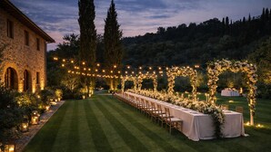 Espace de banquet à l’extérieur