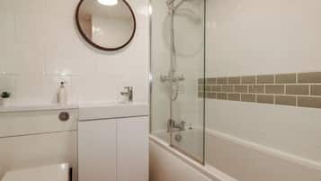 Shower, hair dryer