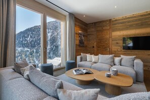 Apartment, Balcony, Valley View | Living area - Steamboat by Alpine Resorts (Courchevel)