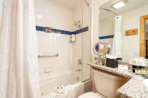 Bathroom - 2 BDR Suite | Kitchen, Outdoor Pool, Free Parking | Near Lake Tahoe Beach (Tahoe Vista)