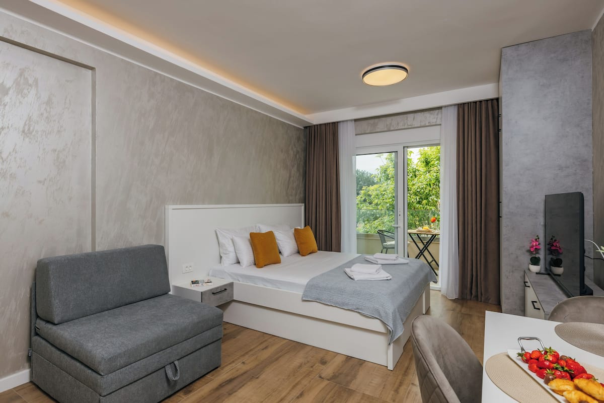 Studio Classique, balcon