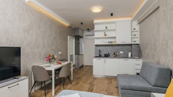 Classic Studio, Balcony | Blackout drapes, iron/ironing board, free WiFi, bed sheets