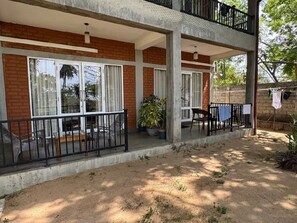 Deluxe Double Room, Balcony, Ocean View | Terrace/patio