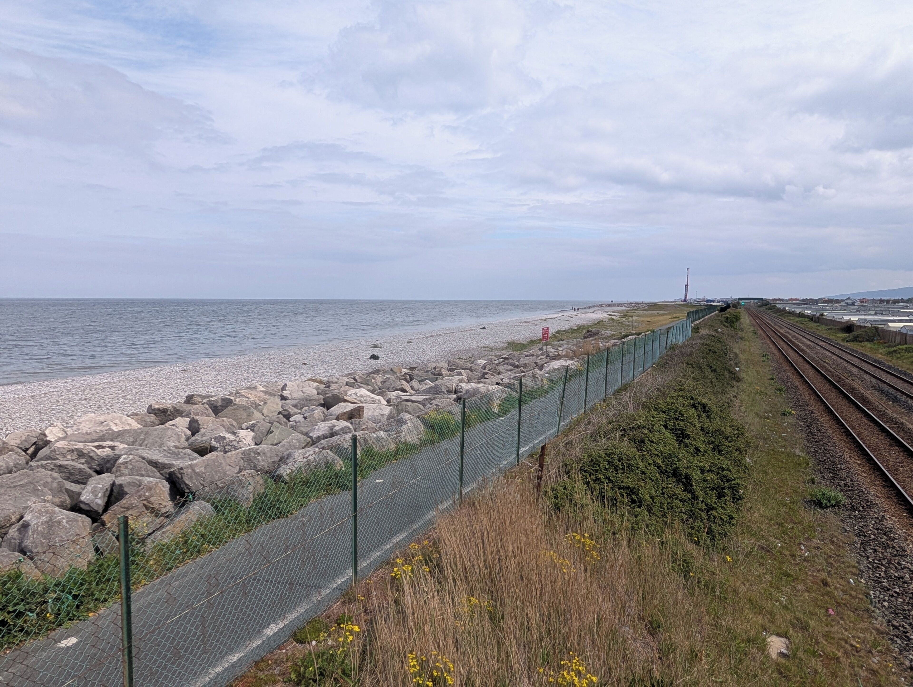 Una spiaggia nelle vicinanze