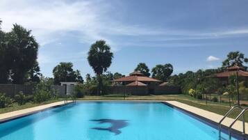 Deluxe Double Room, Garden View | Pool | Outdoor pool